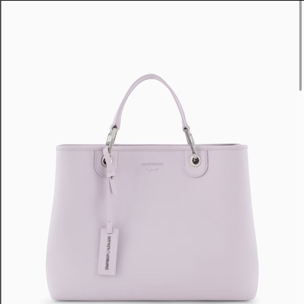 Emporio Armani Lilac Tote Bag